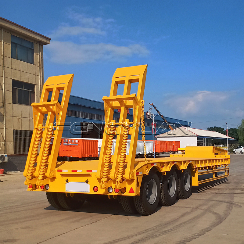 Tractor Lowbed Semi Trailer