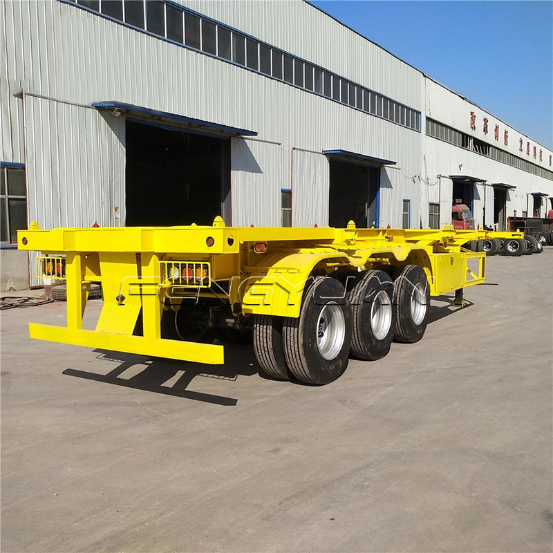 tri axle semi trailer