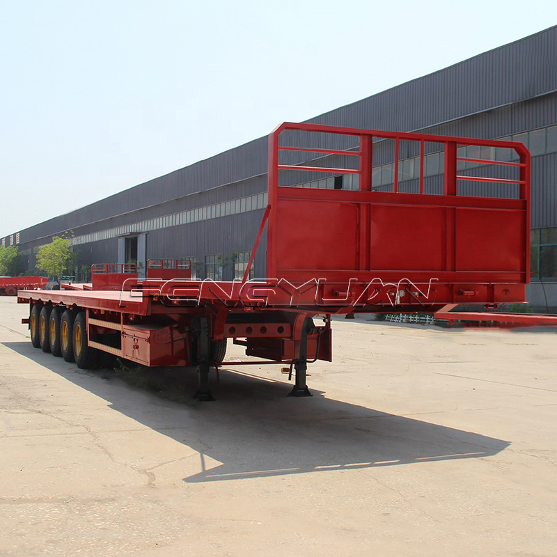 Lowloader Truck Semi Trailer For Excavator Machinery Transport