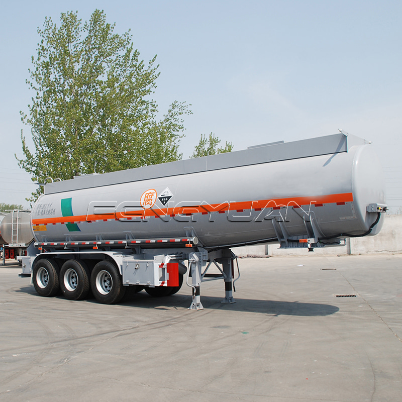 3 Axle Sulfuric Acid Tanker 